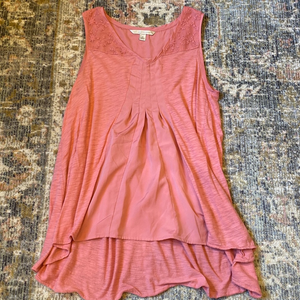 Pink Sleeveless Top
